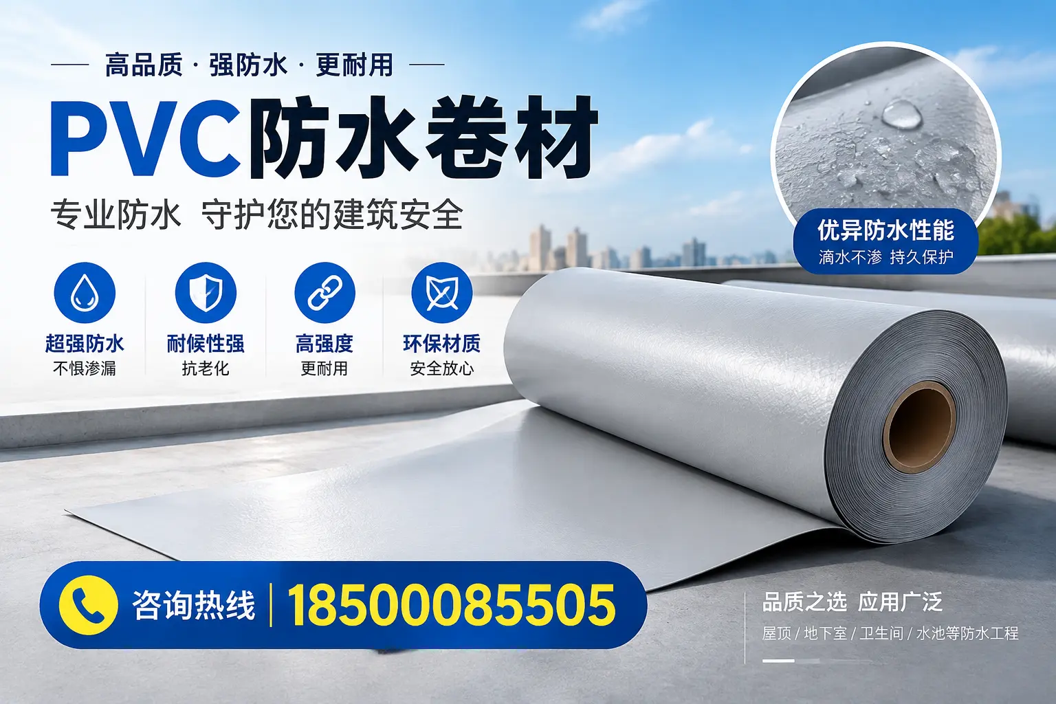 鹤岗地区pvc防水卷材的市场现状与发展趋势